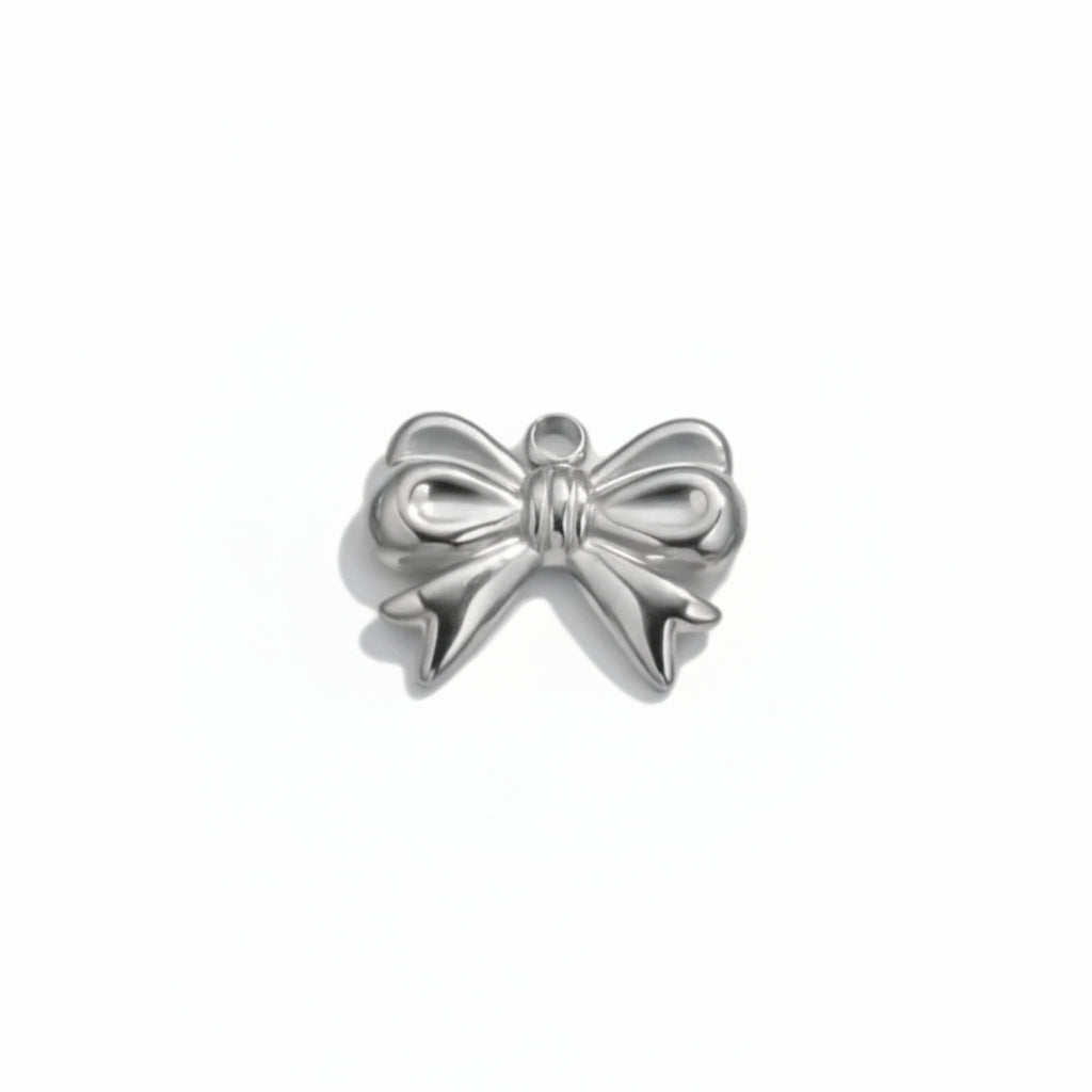 Ribbon bow charm