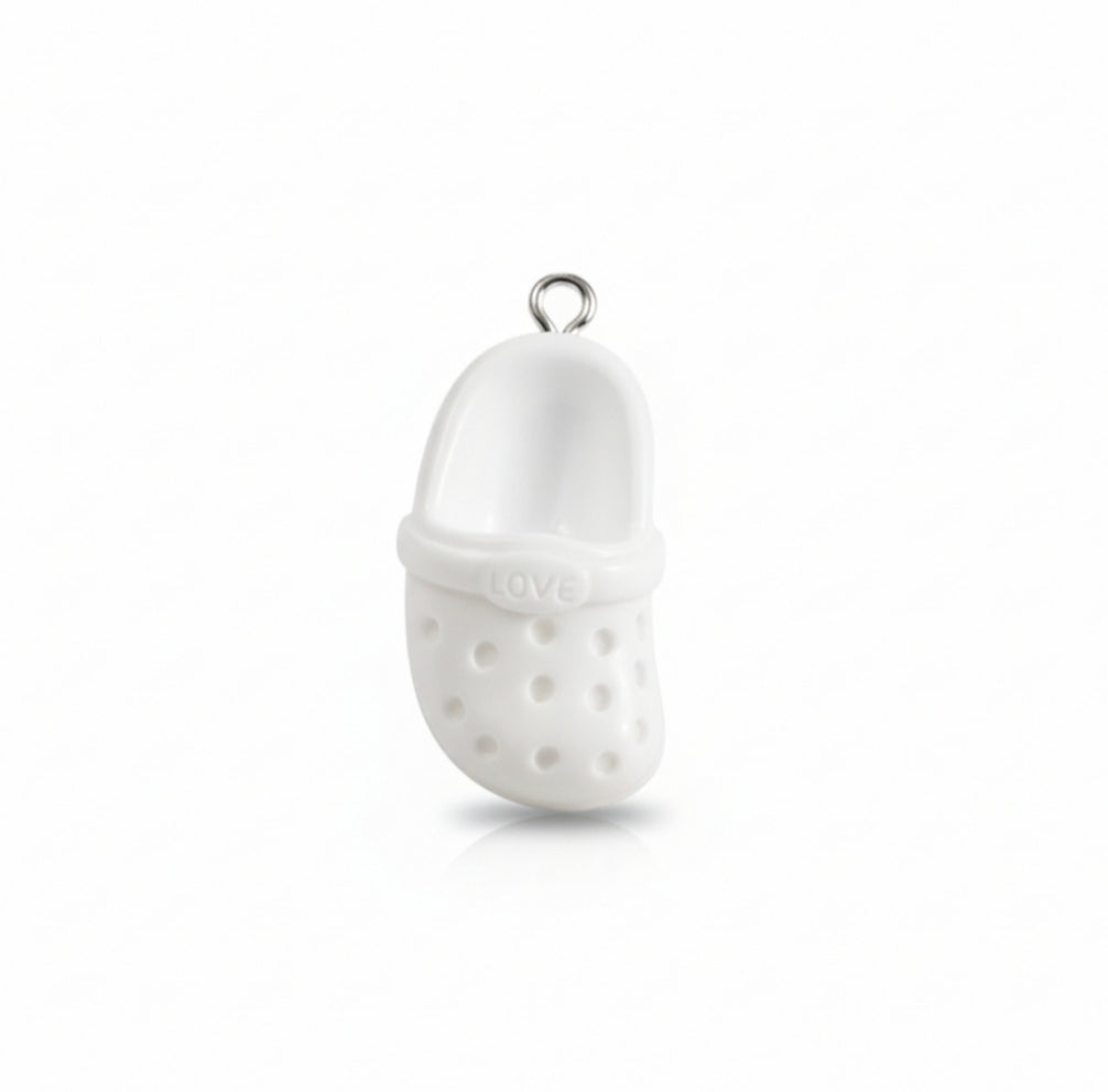 White croc charm