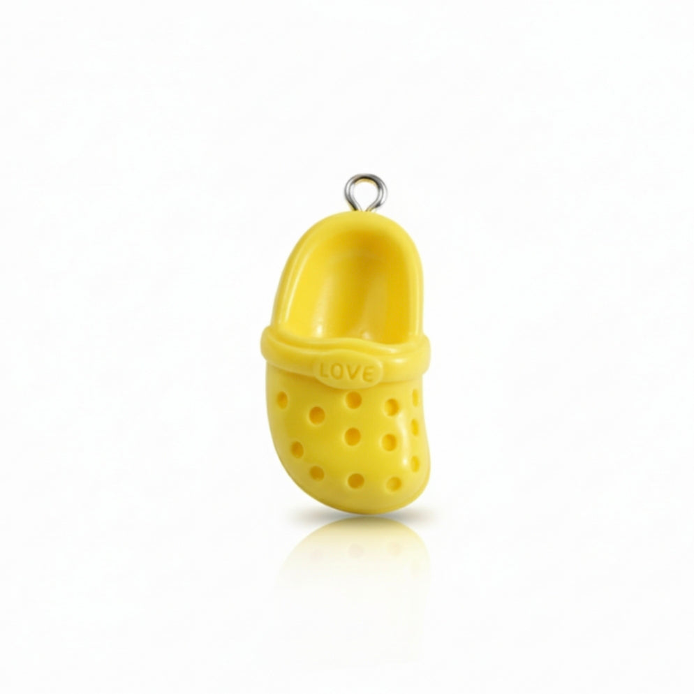 Yellow croc charm