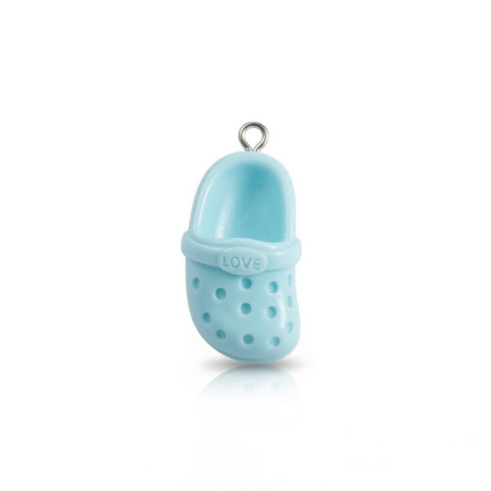 Blue croc charm
