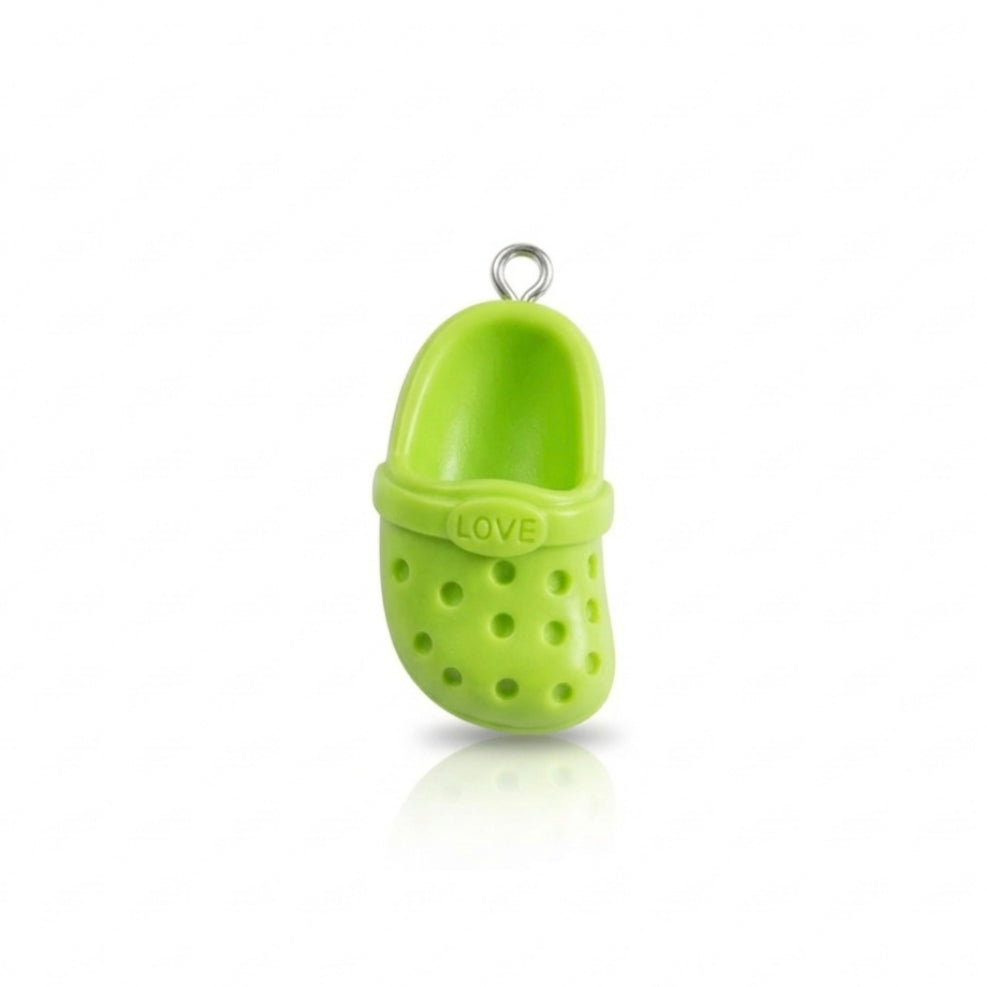 Green croc charm