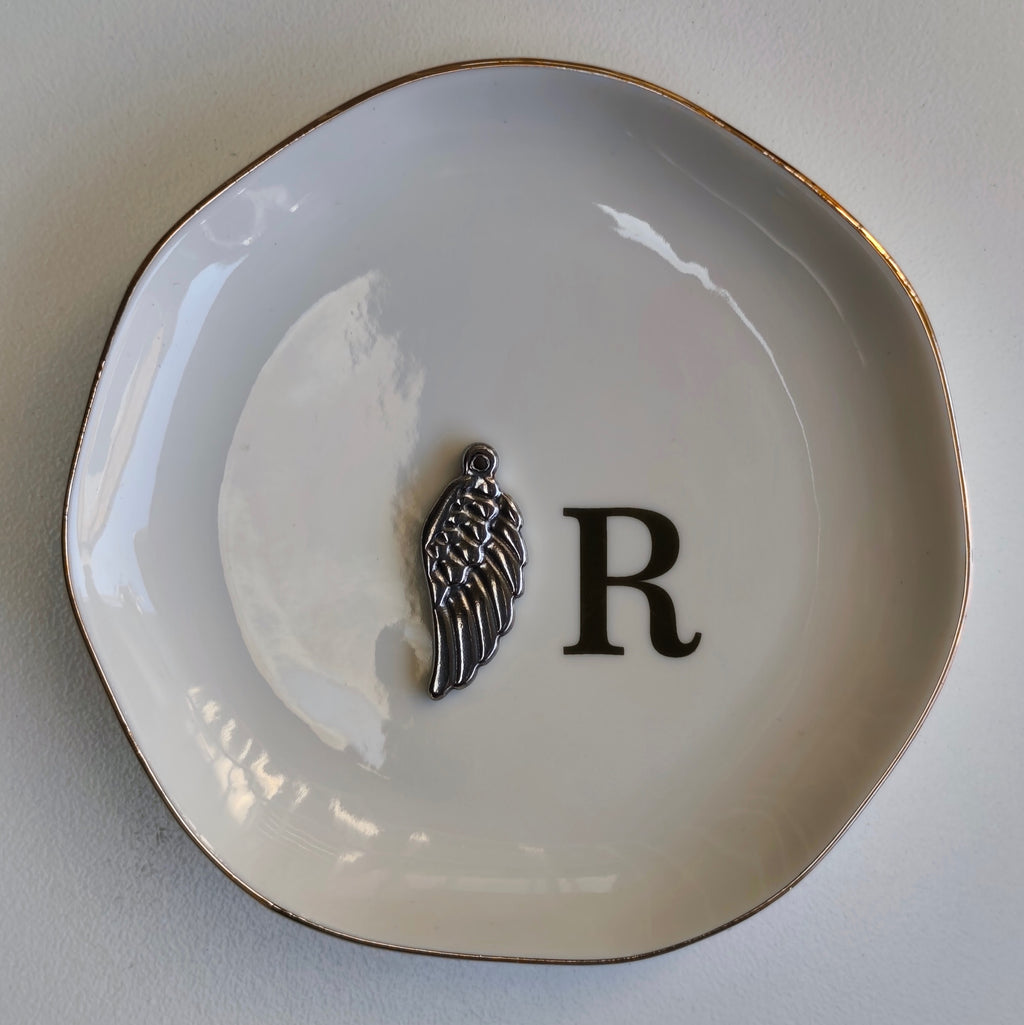 Angel wing charm