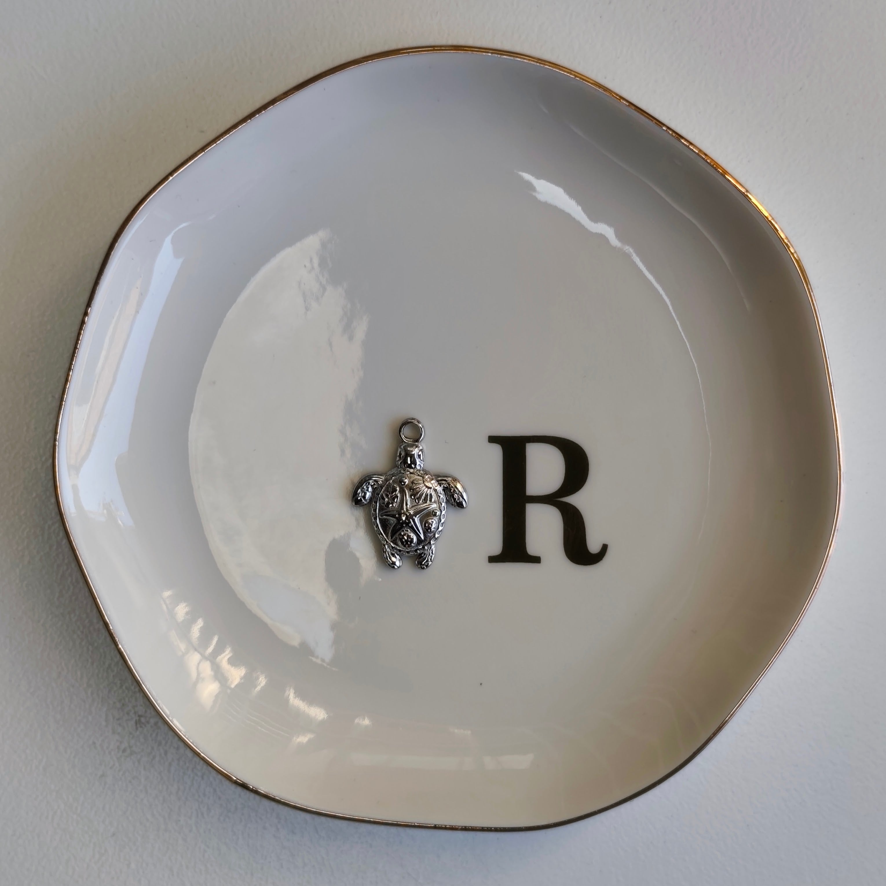 T for turtle charm