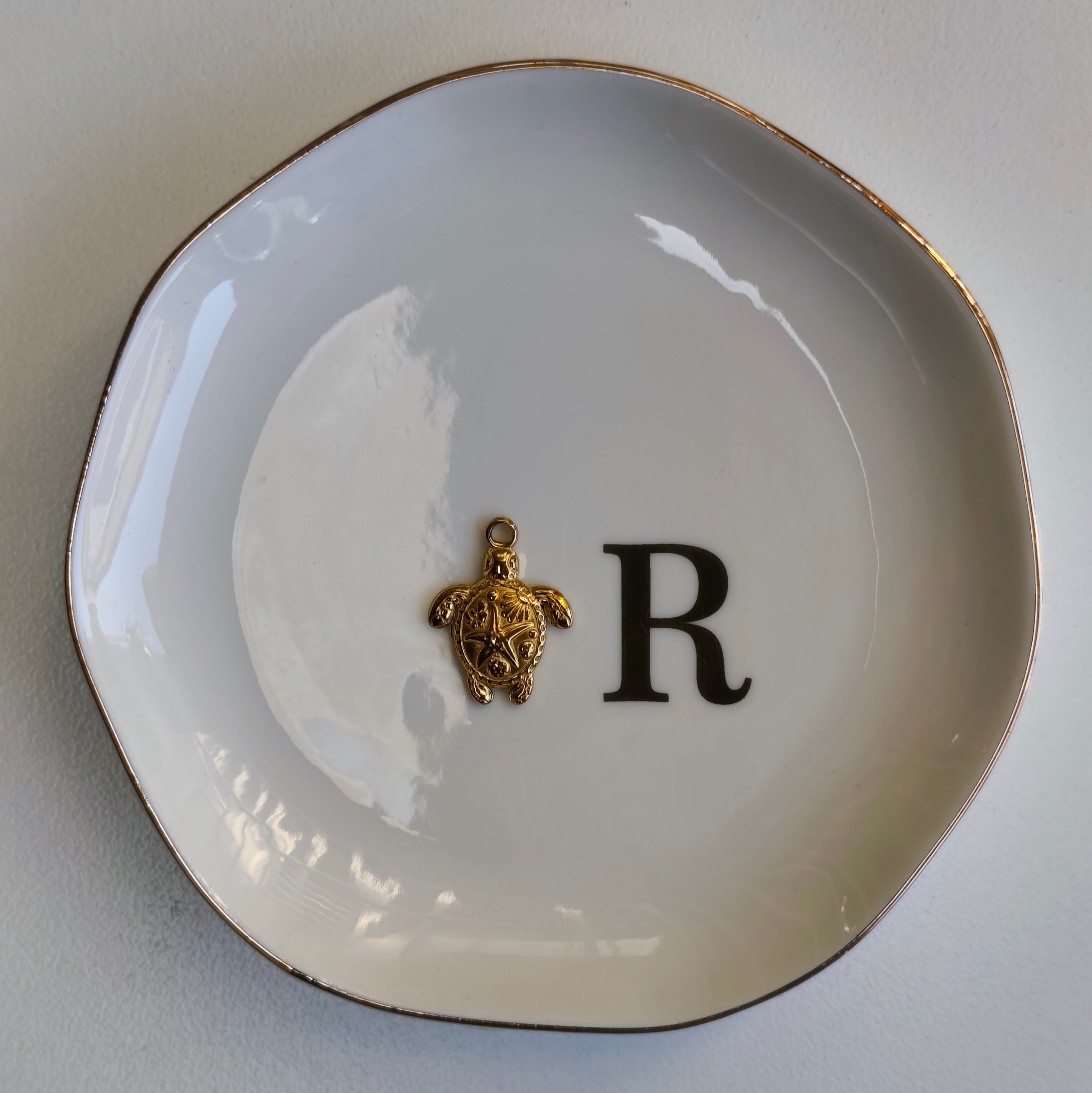 T for turtle charm