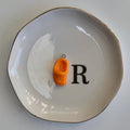 Orange croc charm